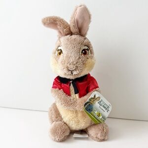 Peter Rabbit Flopsy Plush Stuffed Animal Just Play Movie Official 8" Toy NWT